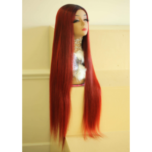 28” Straight Custom Color “Mary J” Glueless Unit 1